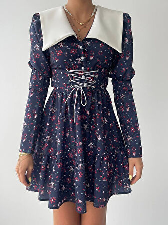 Dreamy İp Detaylı Mini Elbise