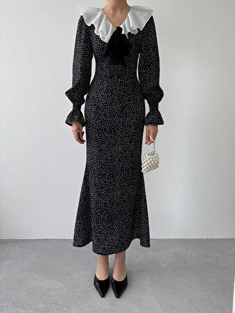 Ospe Fiyonklu Elbise