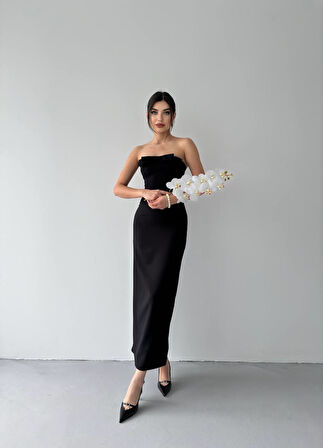 ÖNÜ KURDALELİ KAELM ELBİSE