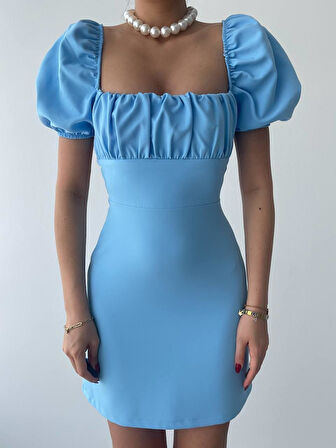 Hessen Sırt Dekolteli Elbise