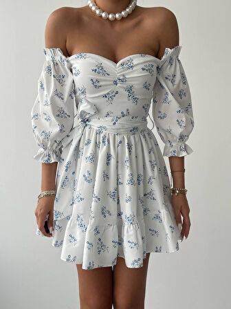 Rucka Belden Bağlamalı Mini Elbise