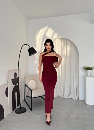 Reta Çapraz Omuz Elbise