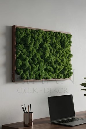Koyu Yeşil Şoklanmış Norveç Moss (Ren Geyiği Yosunu) 500 gr