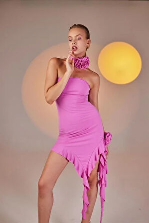 Markano Rosanna Elbise Pembe