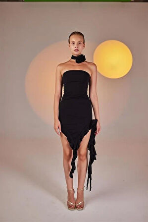 Markano Rosanna Elbise Siyah