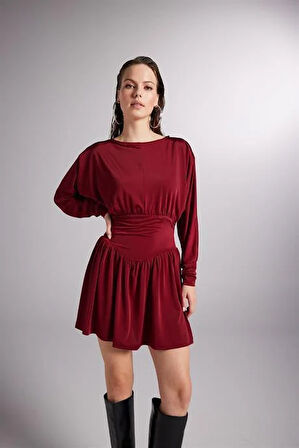 Markano Jade Elbise Bordo