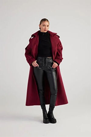 Markano Gina Deri Pantolon Siyah