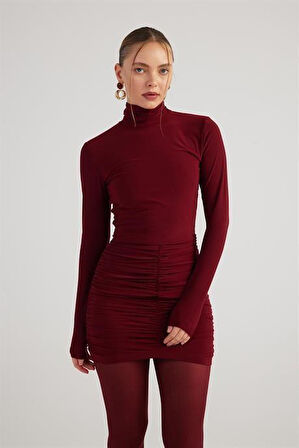 Markano Tami Elbise Bordo