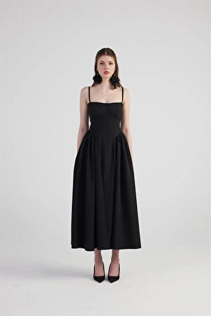 Markano Bridged Elbise Siyah