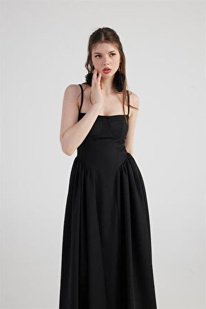 Markano Bridged Elbise Siyah