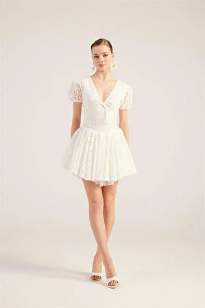 Markano Tina Elbise Beyaz