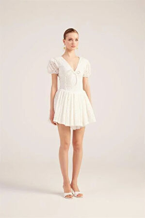 Markano Tina Elbise Beyaz