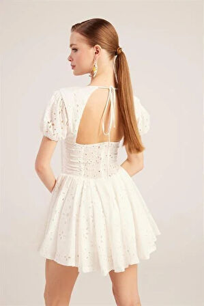 Markano Tina Elbise Beyaz