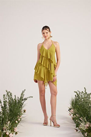 Markano Ulya Elbise Yeşil