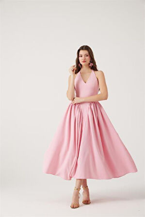 Markano Ophelia Elbise Pembe