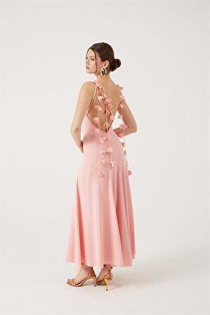 Markano Raina Elbise Pembe
