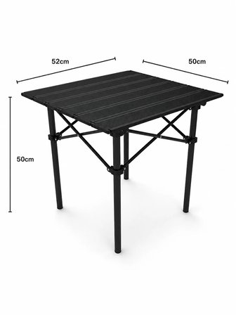 2 Sandalyeli Katlanır Kamp Seti 52 cm Masa ve Sandalye
