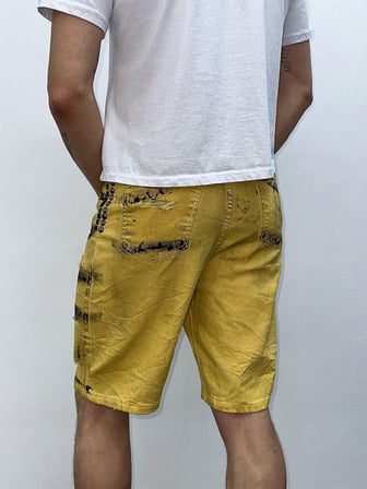 Street Style Hafif Esnek Erkek Jean Şort
