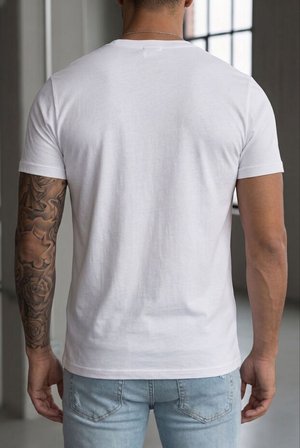 Erkek Tasarım Baskılı Streetwear Kısa Kollu Tişört