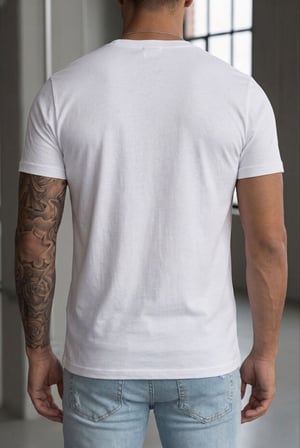 Erkek Tasarım Baskılı Streetwear Kısa Kollu Tişört