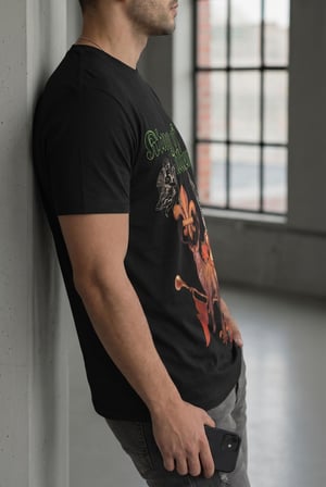 Erkek Slim Fit  Baskılı Tasarım Streetwear Tişört