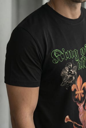 Erkek Slim Fit  Baskılı Tasarım Streetwear Tişört