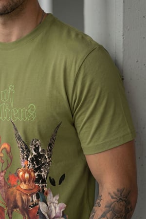 Erkek Slim Fit  Baskılı Tasarım Streetwear Tişört