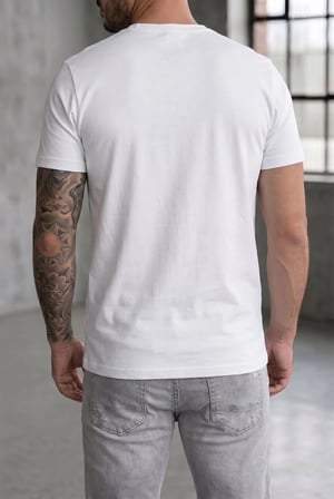 Erkek Sinematik Grafik Baskılı Streetwear Tişört