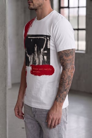Erkek Sinematik Grafik Baskılı Streetwear Tişört