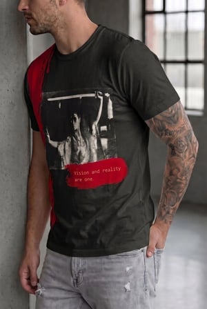 Erkek Sinematik Grafik Baskılı Streetwear Tişört