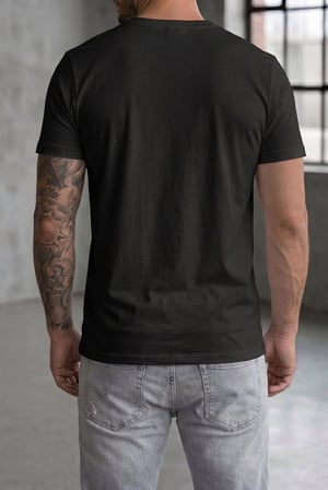 Erkek Sinematik Grafik Baskılı Streetwear Tişört