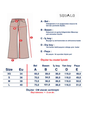 Yüksek Bel Gri Yıkamalı Straight Fit Denim Pantolon