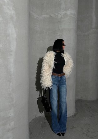Yüksek Bel Wide Leg Jean Pantolon – %98 Pamuk Elastan, Bol Paça, Rahat Kalıp, Günlük & Şık Kadın Denim Pantolon