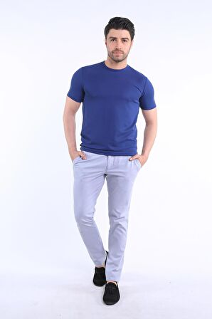 İntersivin Slim Fit Hafif Kumaş Gri Erkek Yazlık Pantolon