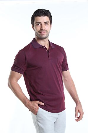 İntersivin Normal Kalıp Polo Yaka Cepli %100 Pamuk Erkek T-Shirt