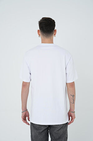 Gracht Oversize Beyaz T-Shirt