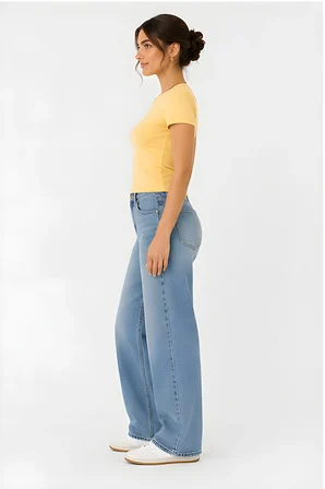 Lili Woman Kadın Slim Fit Bisiklet Yaka Basic T-Shirt E.8007
