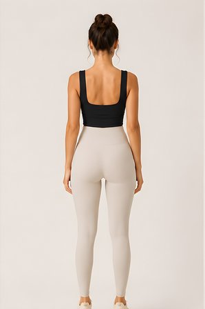 Lili Woman Kadın Pensli Kare Yaka Destekli Crop Büstiyer E.9043