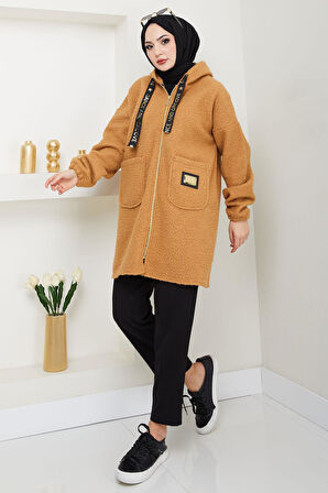Oversize Buklet Kaban Camel HM2657