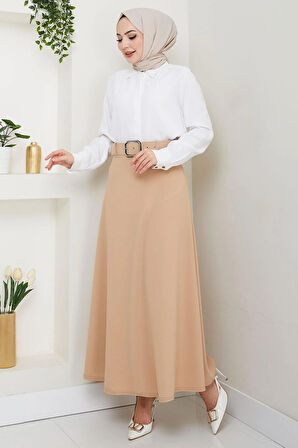 Kemerli Mevlana Etek Bej HM2370