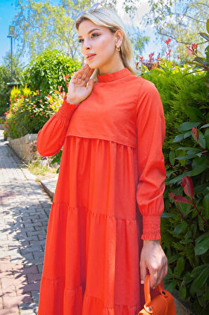 Kat Kat Elbise Turuncu HM2172