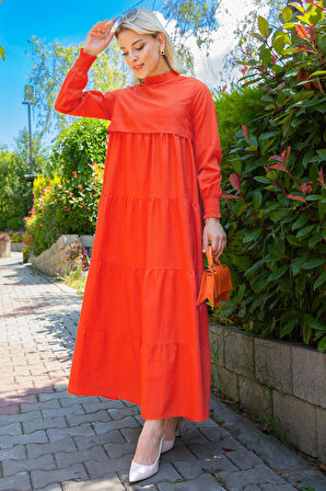 Kat Kat Elbise Turuncu HM2172