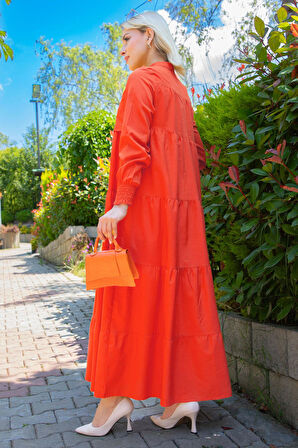 Kat Kat Elbise Turuncu HM2172