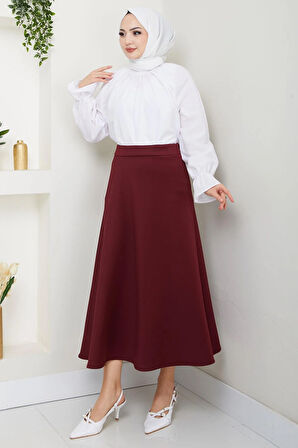 Mevlana Etek Bordo HM2716