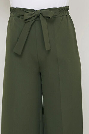 Bağlamalı Pantolon Haki HM2782