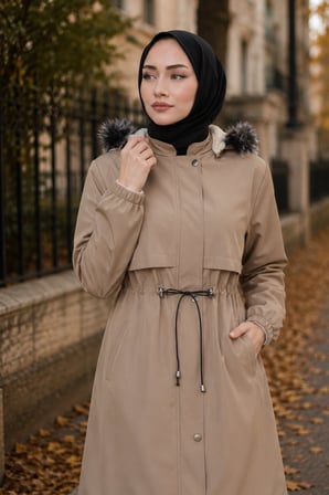 Allerli İçi Peluş Bondit Mont Vizon HM262330