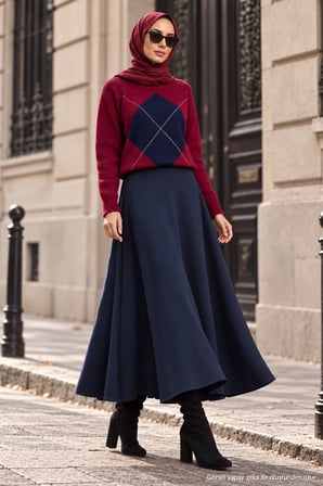 Baklava Desen Kazak Bordo HM2976