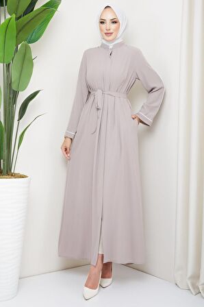 Kuşaklı Gizli Patlı Ferace Vizon HM2178