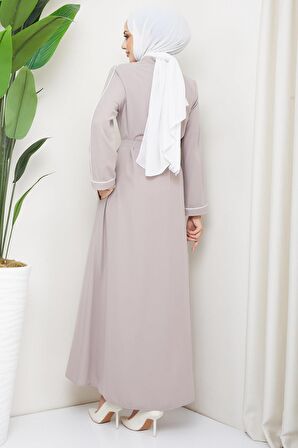 Kuşaklı Gizli Patlı Ferace Vizon HM2178
