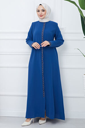 Gizem Taşlı Ferace İndigo HM2358